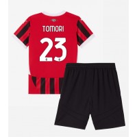 Dječji Nogometni Dres AC Milan Fikayo Tomori #23 Domaci 2024-25 Kratak Rukav (+ Kratke hlače)